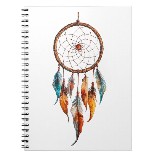 Bohemian Feather Dreamcatcher Notitieboek (Voorkant)