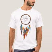 Bohemian Feather Dreamcatcher T-shirt (Voorkant)