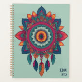 Bohemian Feathers Planner (Voorkant)