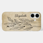 Bohemian Feathers Tekening Achtergrond Case-Mate iPhone Case (Achterkant (horizontaal))