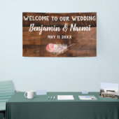 Bohemian Feathers Wedding Welkom Banner (Beurs)