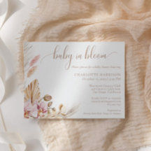 Bohemian Floral Baby in Bloom | BABY SHOWER