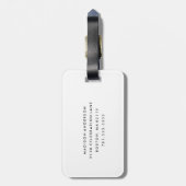 Bohemian Floral | Bagagelabel (Achterkant verticaal)