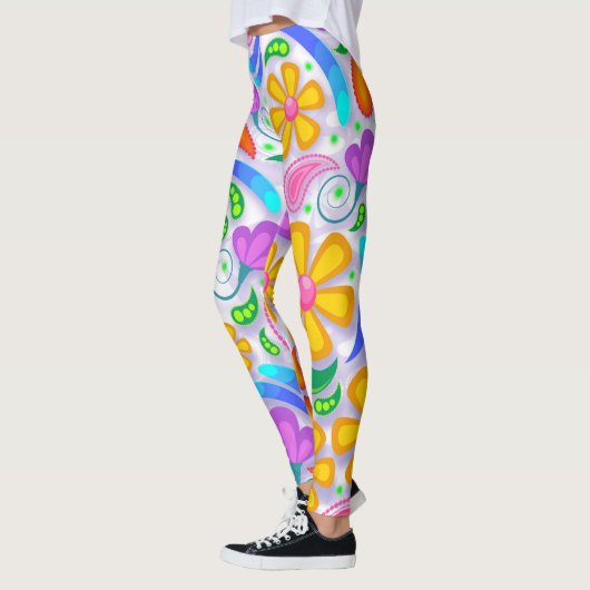 BOHEMIAN FLORAL BOHO YOGA PANTS LEGGINGS (Links)