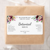 Bohemian Floral Bouquet Face Serum Labels (Insitu)