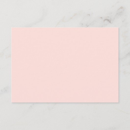 Bohemian Floral Bruiloft website kaart (Achterkant)