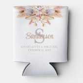 Bohemian Floral Dusty Pink , speciaal gepersonalis Blikjeskoeler (Voorkant)