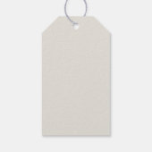 Bohemian Floral Logo Holiday Cadeaulabel (Achterkant)