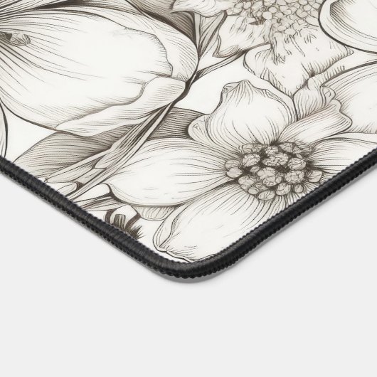 Bohemian Floral Monogram Bureaumat (Hoek)