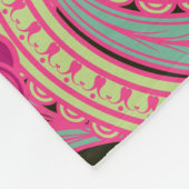 Bohemian Floral Paisley Fleece Deken (Hoek)