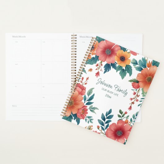 Bohemian Floral  Planner (Display)