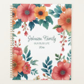 Bohemian Floral Planner (Voorkant)
