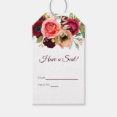 Bohemian Floral Romance Labels Cadeaulabel (Voorkant)