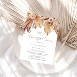 Bohemian Floral Terracotta Boho Rehearsal Dinner Kaart<br><div class="desc">Bohemen Floral Terracotta Boho repesal Dinner Invitation Zie bijbehorend collectie in Niche en Nest Store Veel bedankt</div>