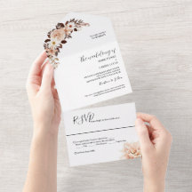 Bohemian Floral Terracotta Wedding