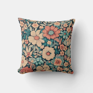 Bohemian Flower Fabric Kussen