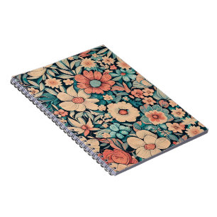 Bohemian Flower Fabric Notitieboek