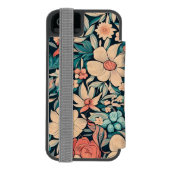 Bohemian Flower Pillow Hoesje Incipio iPhone Portemonnee Hoesje (Agenda Achterkant)