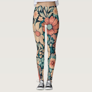 Bohemian Flower Pillow Hoesje Leggings