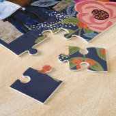 Bohemian Flowers Family Foto Collage Legpuzzel (Zijkant)