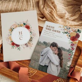  Bohemian Flowers Foto slaat de datum op