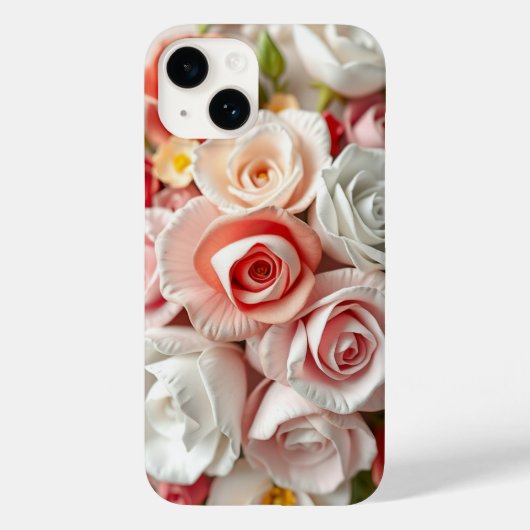 Bohemian Flowers Stoere iPhone / iPad hoesje (Achterkant)