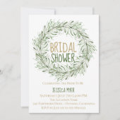 Bohemian Forest Bridal Shower Kaart (Voorkant)