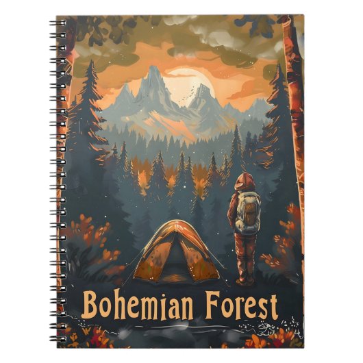 Bohemian Forest Camping Notitieboek (Voorkant)