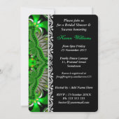 Bohemian Forest Garden Green Vrijgezellenfeest Par Kaart (Achterkant)