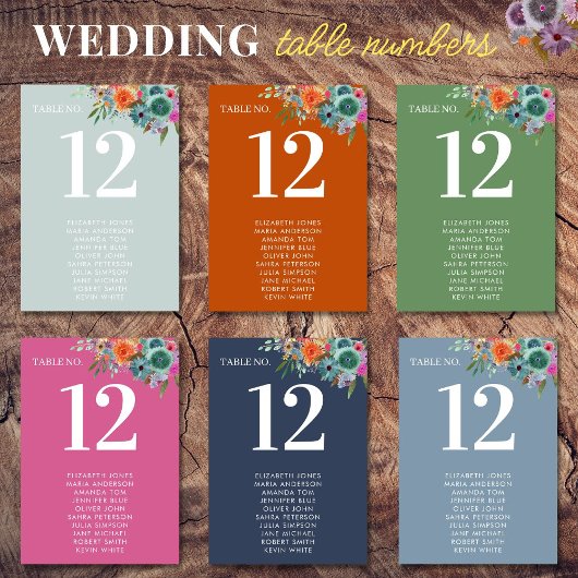 Bohemian Garden Lichtblauw Boho Wildflower Bruilof Kaart