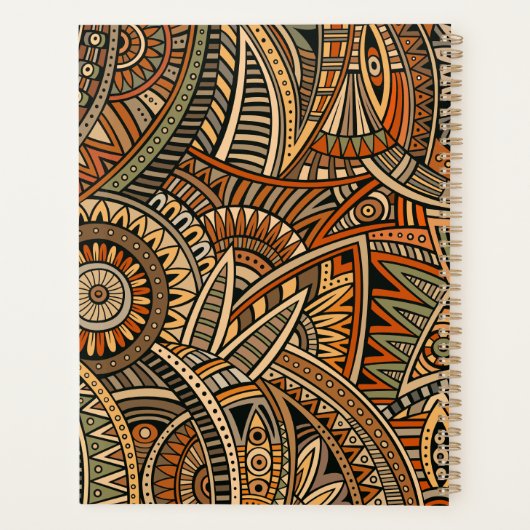 Bohemian Geometric Design Planner (Achterkant)