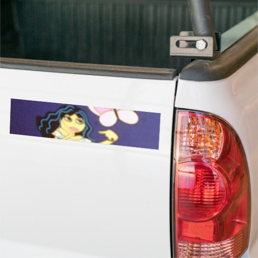 Bohemian Girl Bumpersticker (Op Truck)
