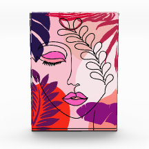 Bohemian Girl Line Art Roze esthetiek