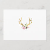 Bohemian Gold Antlers Gift Certificate (Achterkant)