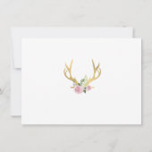 Bohemian Gold Antlers Gift Certificate (Achterkant)
