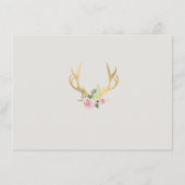 Bohemian Gold Antlers II Cadeaubon (Achterkant)
