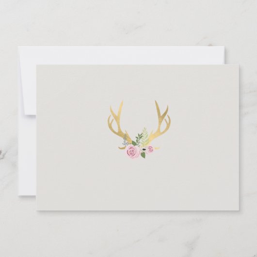 Bohemian Gold Antlers II Cadeaubon (Achterkant)