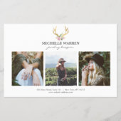 Bohemian Gold Antlers Jewelry Boutique Photo Flyer (Voorkant)