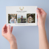 Bohemian Gold Antlers Jewelry Boutique Photo Flyer (Hand)