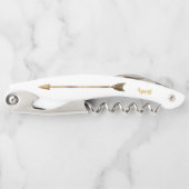 Bohemian Gold Arrow en aangepaste naam Kurkentrekker (Voorkant)