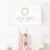 Bohemian Gold Sun Mandala Yoga Spandoek (Insitu)