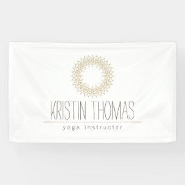 Bohemian Gold Sun Mandala Yoga Spandoek