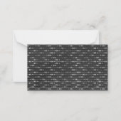 Bohemian Grey Arrow Stripe Abstracte stijl Notitiekaartje (Voorkant)