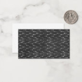 Bohemian Grey Arrow Stripe Abstracte stijl Notitiekaartje (Voorkant / Achterkant in situ)