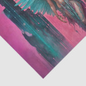 Bohemian Grunge Roze Sprookje Decoupage Papier (Detail)