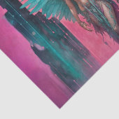 Bohemian Grunge Roze Sprookje Decoupage Papier (Detail)