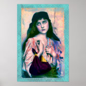 Bohemian Gypsy Girl Print (Voorkant)
