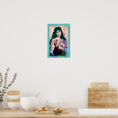 Bohemian Gypsy Girl Print (Keuken)