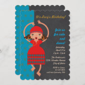 Bohemian Gyspsy Dancing Girl Kaart (Voorkant / Achterkant)