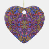 Bohemian Heaflow Ornment Keramisch Ornament (Achterkant)